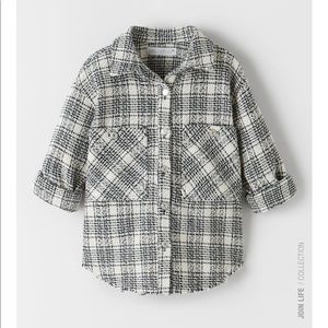 Zara frayed Overshirt